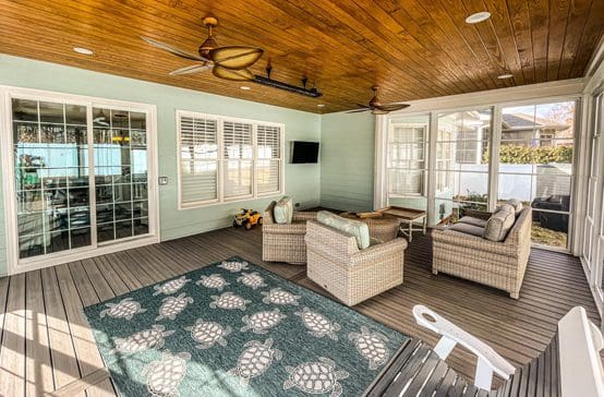 Eze-Breeze sunroom interior